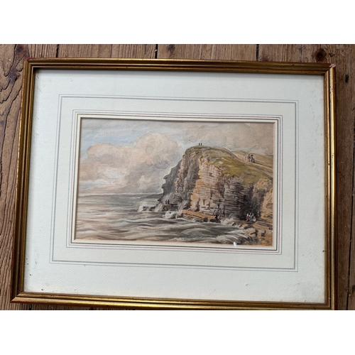 392 - Original Watercolour Painting depicting a Coastal Scene