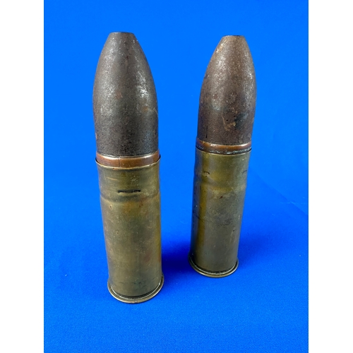 157 - Two First World War WWI German Artillary Shells