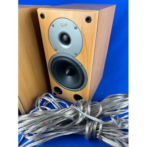 381 - Gale Series 30, 3020 Bookshelf Speakers with a Quantity of Quality Speaker Wire