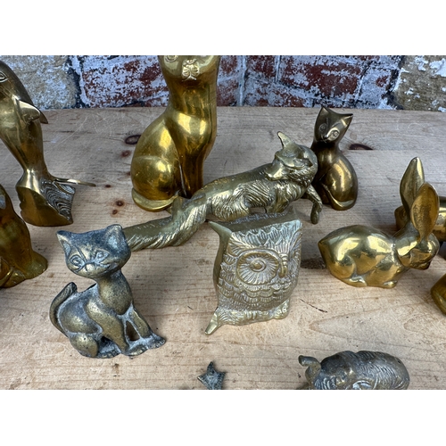 220 - Group of Brass Animal Figures