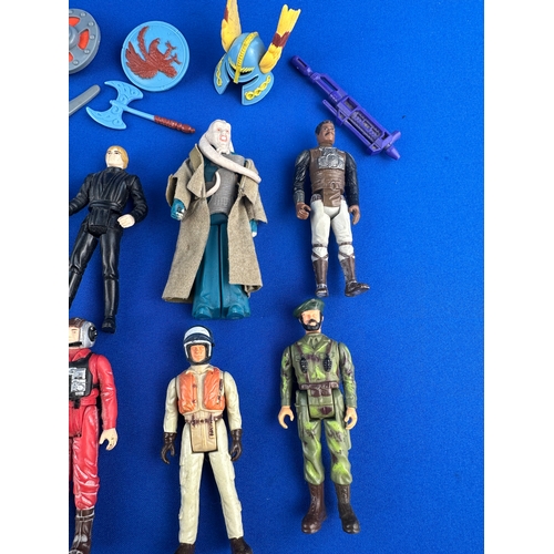 110 - Vintage 80's Action Figures, Star Wars, He-Man, A-Team, Zymlex Metal Man etc.