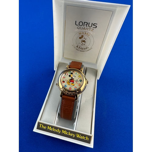 118 - Lorus Vintage Mickey Mouse Melody Watch