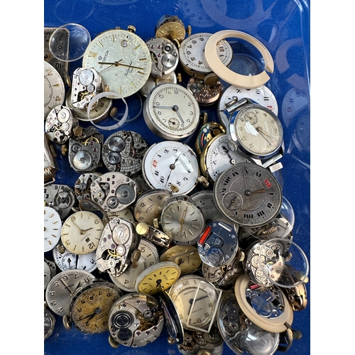 123 - Large Amount of Vintage Watch Movements for Spares or Repair