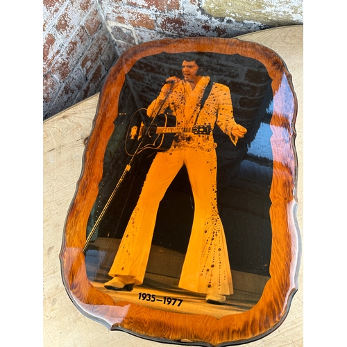 168 - Elvis Presley Wooden Wall Plaque