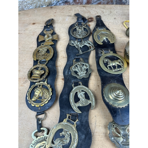 169 - Horse Brasses & Other Brass Items