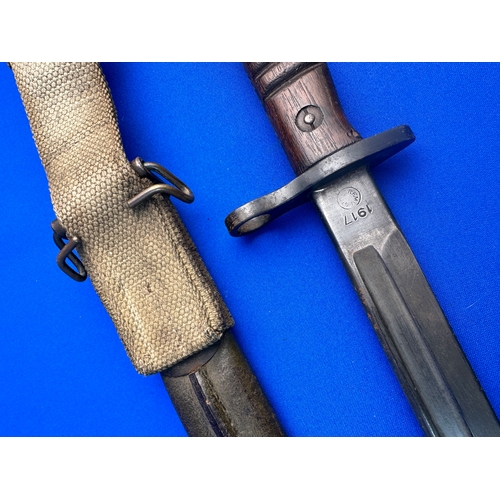 116 - US Model 1917 Bayonet by Remington