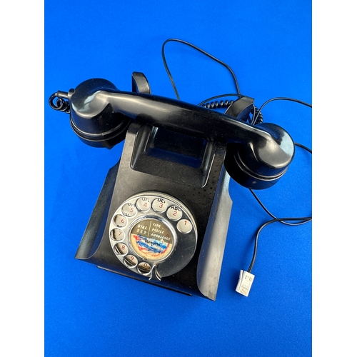 219 - Vintage Bakelite GPO Rotary Dial Telephone