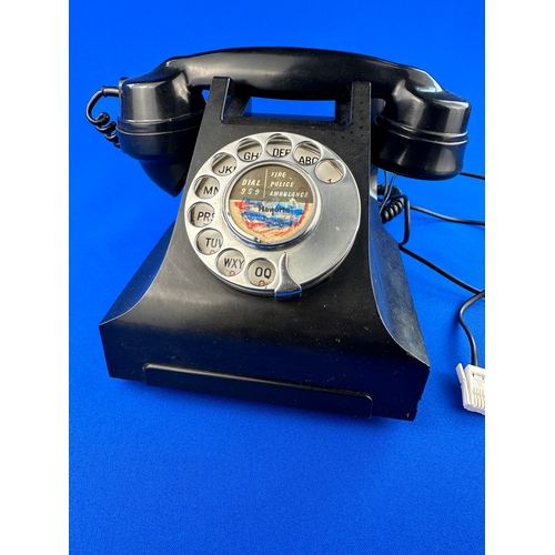 219 - Vintage Bakelite GPO Rotary Dial Telephone