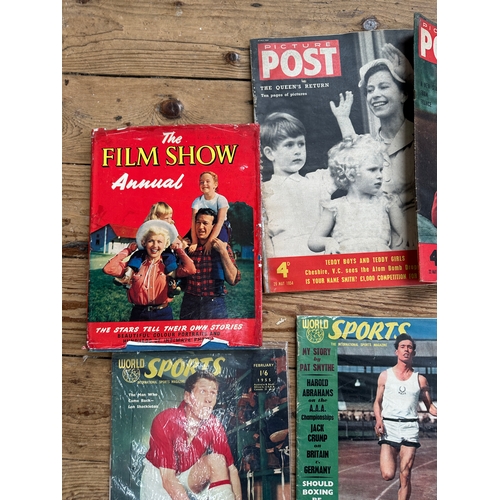 221 - Two 1950s World sports Magazines & other Vintage Publications