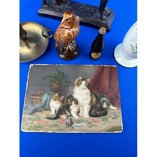 222 - Group of Collectables including Guinness, Beswick, Cold Cast Bronze Alsatian etc.