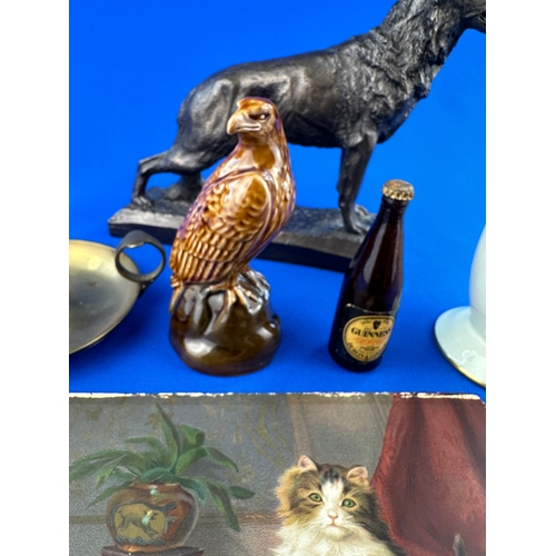 222 - Group of Collectables including Guinness, Beswick, Cold Cast Bronze Alsatian etc.