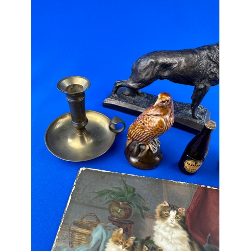 222 - Group of Collectables including Guinness, Beswick, Cold Cast Bronze Alsatian etc.