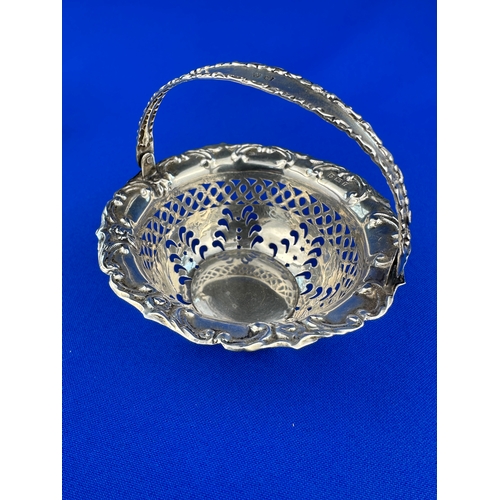 8 - Hallmarked Silver Basket 43.07g