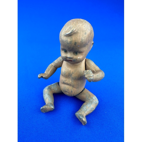 231 - Cold Painted Miniature Articulated Doll