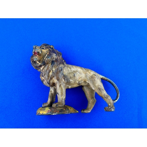 232 - Cold Painted Lion Figure