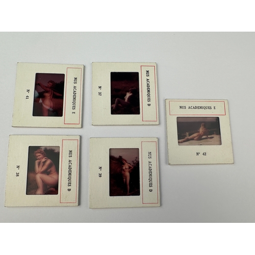 189 - Five Vintage French Glamour Slides - NUS Academiques