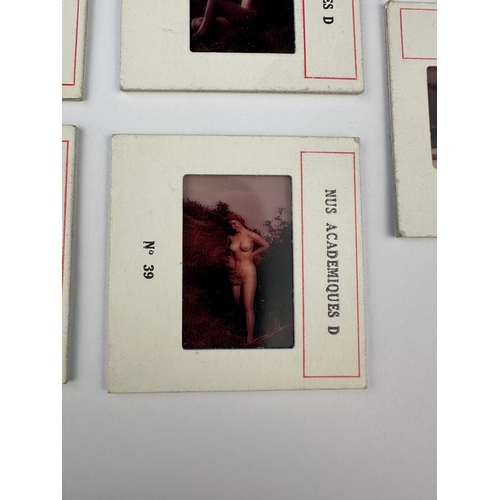 189 - Five Vintage French Glamour Slides - NUS Academiques