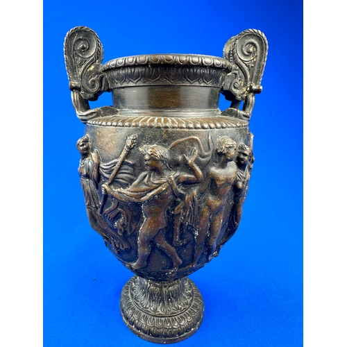 195 - Bronze Model of The Townley Vase standing 22.5 cm tall