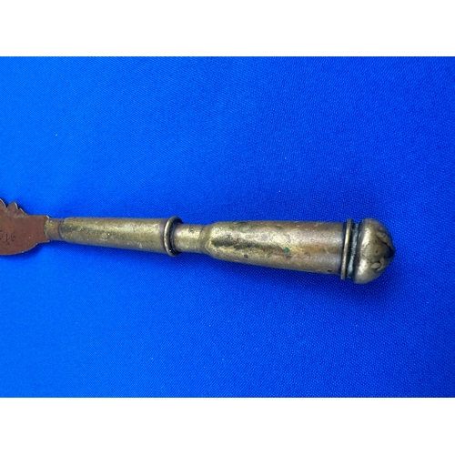 106 - Machine Gun Corps Trench Art Paper Knife