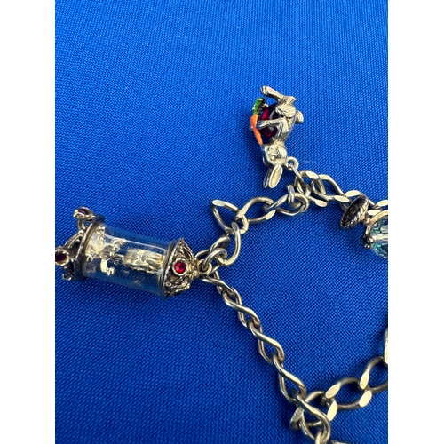 49 - Silver Charm Bracelet