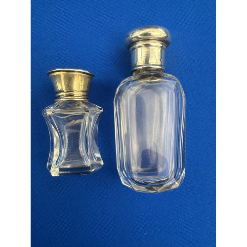 85 - Two Silver Topped Scent Bottles