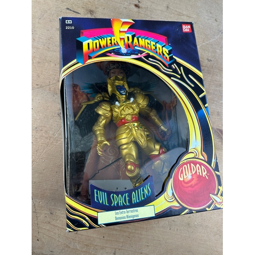 130 - Goldar, Evil Space Aliens - 1990's Bandai Mighty Morphin Power Rangers 1st Edition Boxed