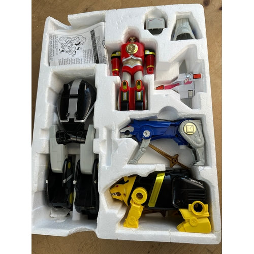 132 - Ninja Megazord - 1990's Bandai Mighty Morphin Power Rangers 1st Edition Boxed