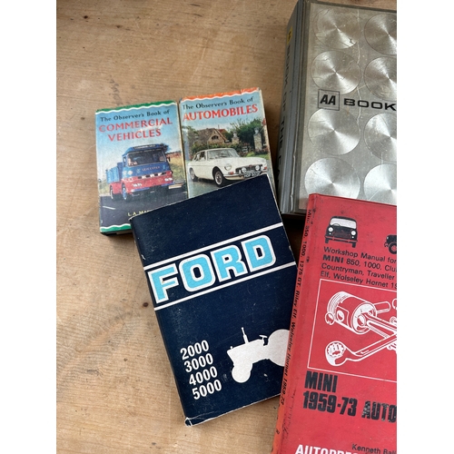 518 - Vintage Car & Motoring Related Books & Manuals