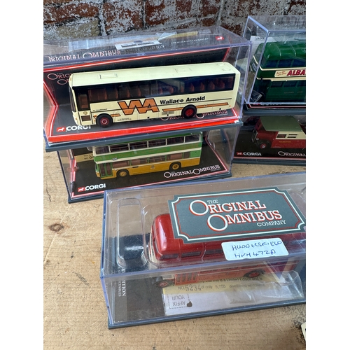 117 - 9 Corgi Original Omnibus Diecast Models