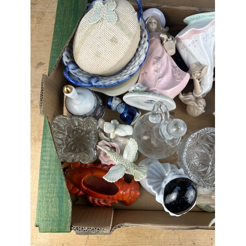 523 - Box of Mixed Collectables, Glass & Ceramics