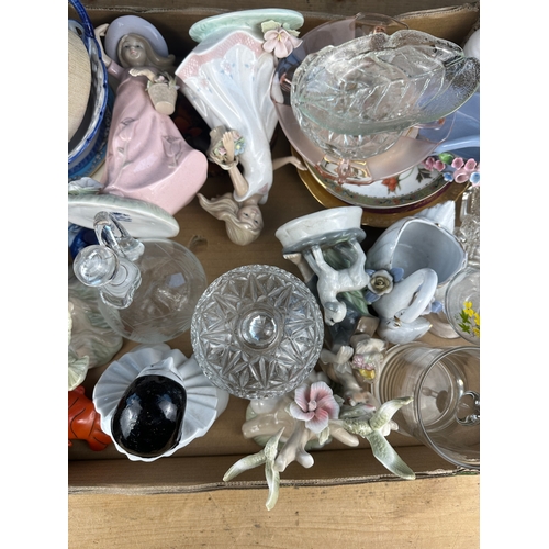 523 - Box of Mixed Collectables, Glass & Ceramics