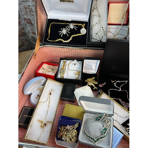 388 - Suitcase Full of Vintage & Costume Jewellery