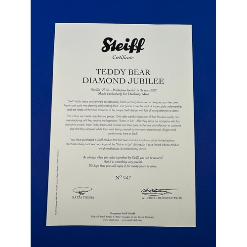 94 - Limited Edition Steiff Collectable Teddy Bear - Diamond Jubilee No.947