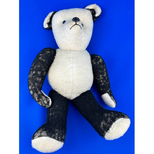 100 - Vintage Panda Teddy Bear Toy