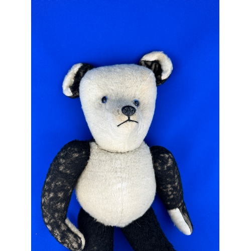 100 - Vintage Panda Teddy Bear Toy