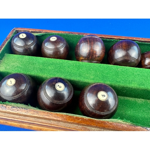 110 - Part Set of Antique Carpet Bowls