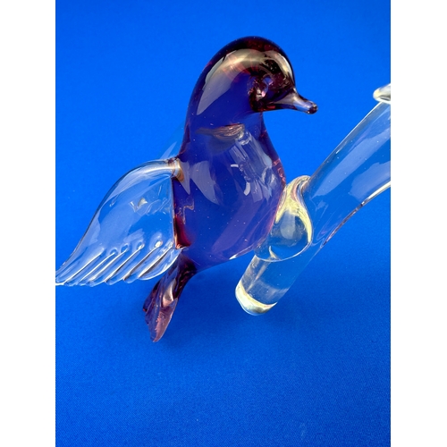 443 - Art Glass Bird Figure