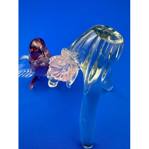 443 - Art Glass Bird Figure