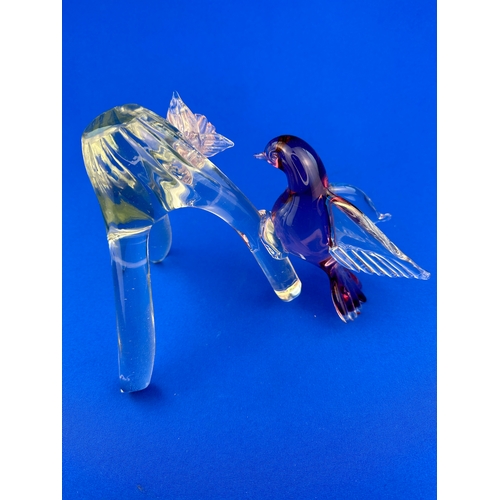 443 - Art Glass Bird Figure