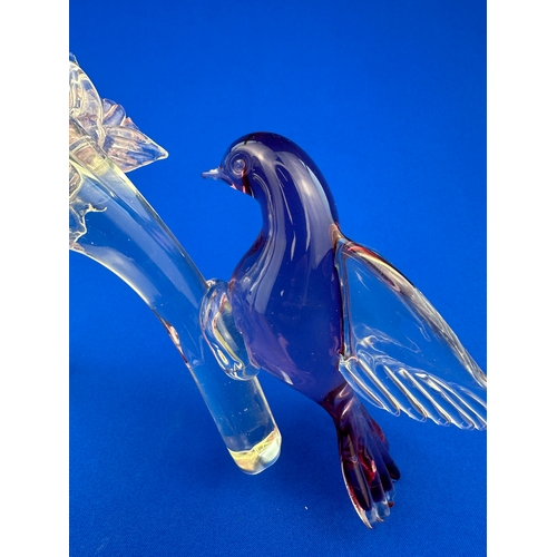 443 - Art Glass Bird Figure