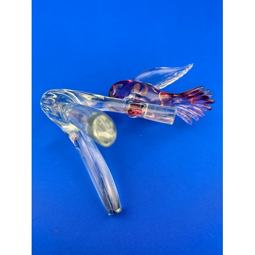 443 - Art Glass Bird Figure