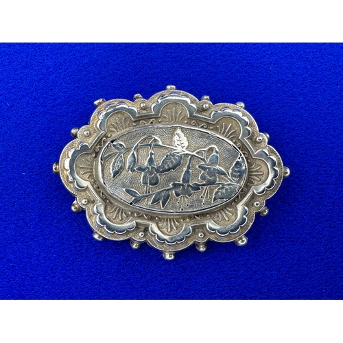 16 - Victorian Fully Hallmarked Brooch Birmingham 1836 W.J.H.