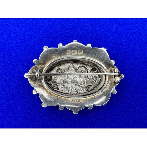 16 - Victorian Fully Hallmarked Brooch Birmingham 1836 W.J.H.