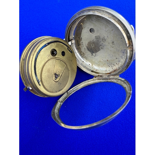 30 - Victorian Hallmarked Silver Pocket watch - Ticking but As Found. London 1880 Hallmark