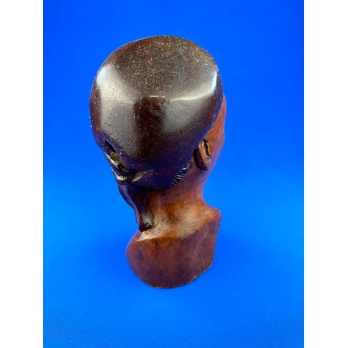 361 - Carved African Head