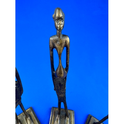 362 - Three African Bronze Figures