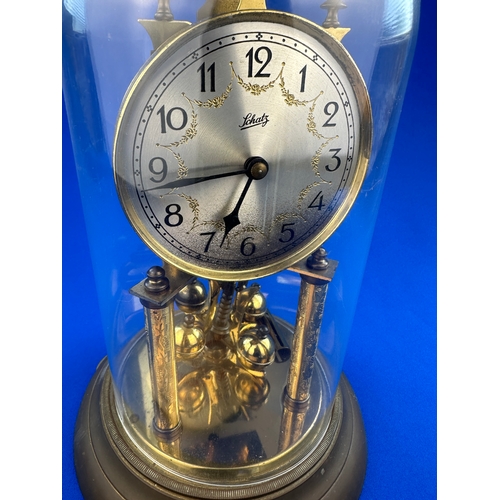 451 - Schatz Dome Clock with Key a/f