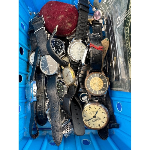 397 - Box of Vintage Watches