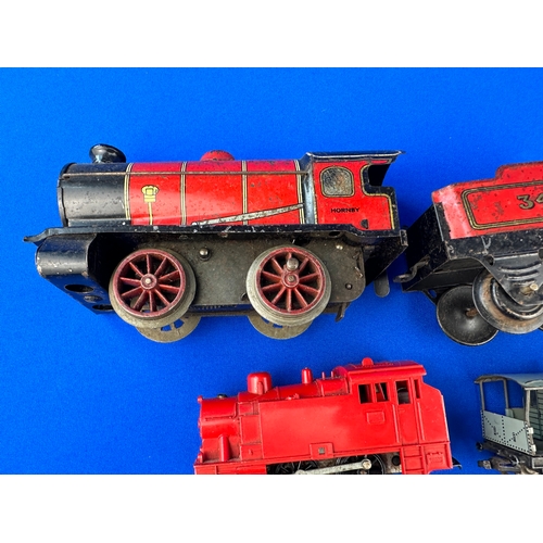 90 - Tinplate Clockwork Hornby Train etc.