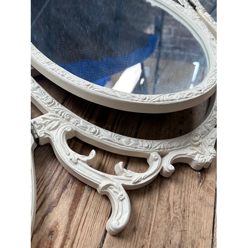 609 - Triple Dressing Table Mirror